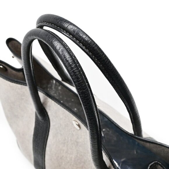 HERMES Black Leather Tote Bag - Picture 6 of 13